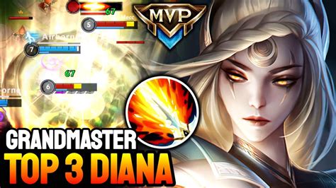 Wild Rift Diana Top 3 Diana Gameplay Grandmaster Ranked Youtube