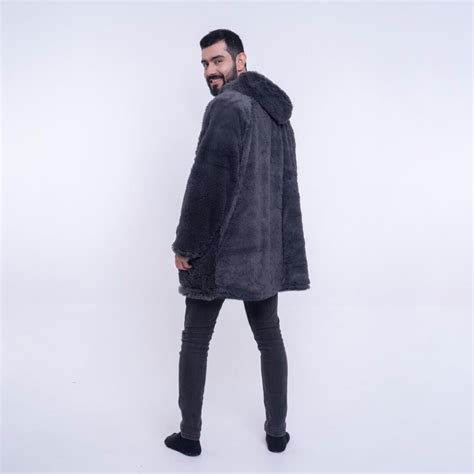 Saco Cobija C Modo Y Suave Saco Gigante Nude Con Gris Oscuro Yeti Colombia Colombia