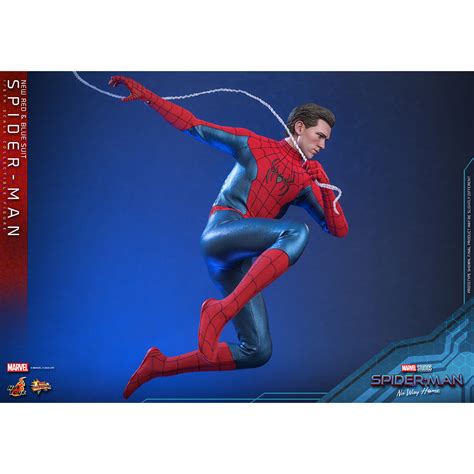 Marvel Spider Man New Red And Blue Suit Spider Man No Way Home Scale Figure Hot Toys