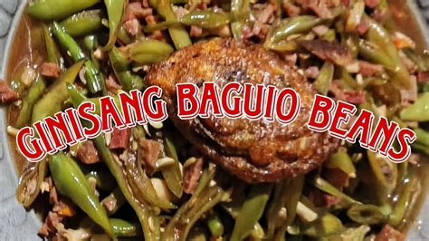 Ginisang Baguio Beans Youtube