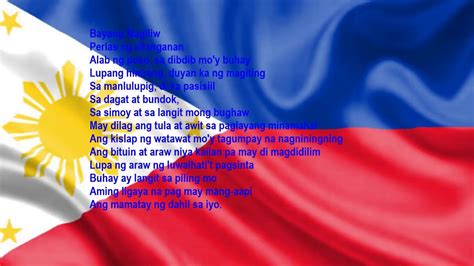 Philippine National Anthem Lupang Hinirang Instrumental Youtube