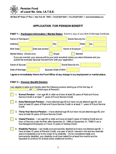 Fillable Online Pension Fund Of Local No Of Iatse Company Profile