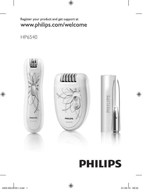 Notice PHILIPS HP 6540 epilateur Trouver une solution à un problème