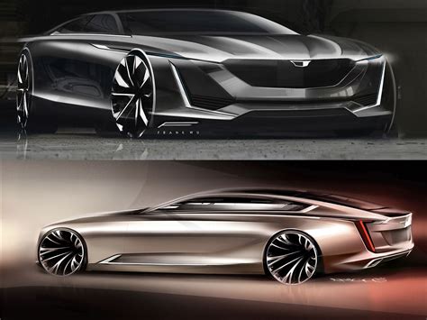 Cadillac Escala Concept Design Sketches Car Body Design