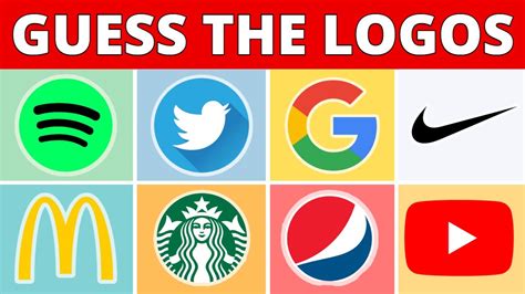 Guess These Logos In Just 3 Sec 100 Logo Quiz Challenge Guess Famous Logos Youtube