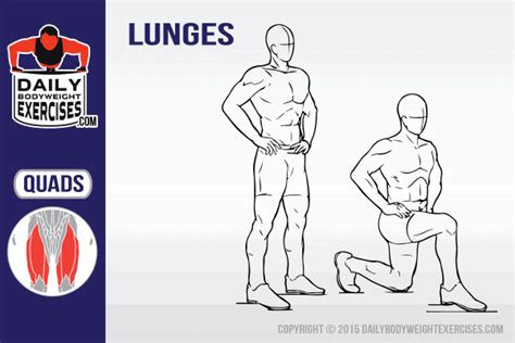 Lunges - Daily Bodyweight Exercises