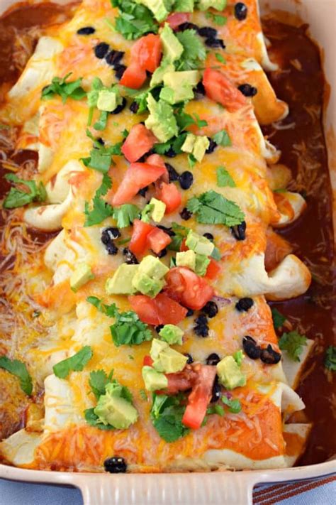 Chicken Avocado Enchiladas Recipe Shugary Sweets