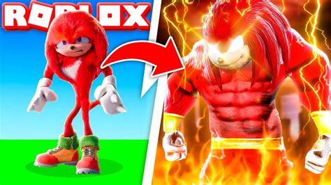 Upgrading Knuckles Into Strongest In Roblox Youtube