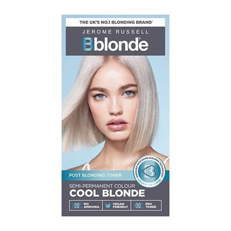 Jerome Russell Bblonde Semi Permanent Cool Blonde Hair Toner Hair