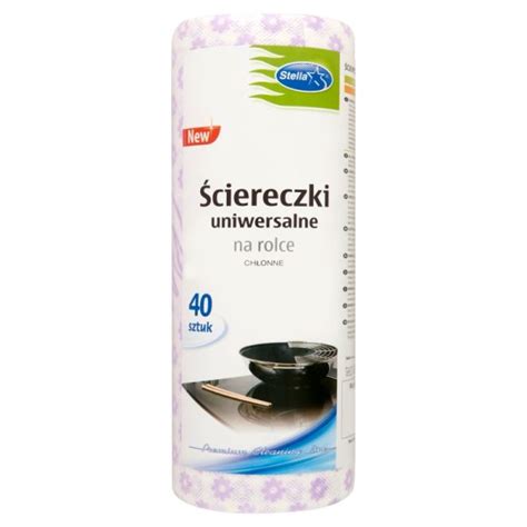 Stella uniwersalne ściereczki kuchenne na rolce 40 szt 1001 Produktów