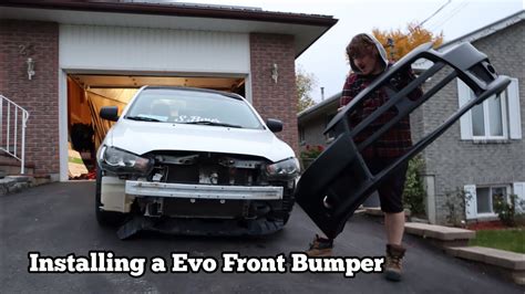 Installing A Evo Front Bumper Conversion Kit On Lancer Youtube