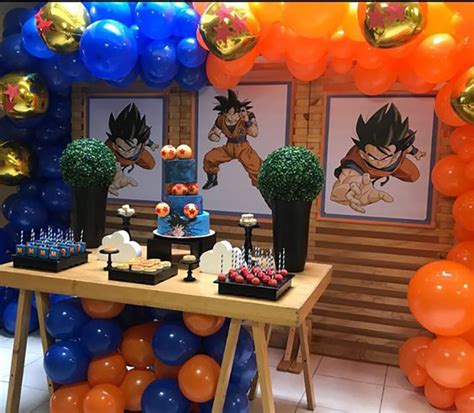 Decoración Fiesta Dragon Ball decoracion para fiestas