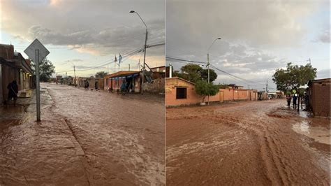 Fuertes Lluvias Generan Inundaciones En San Pedro De Atacama Algunos