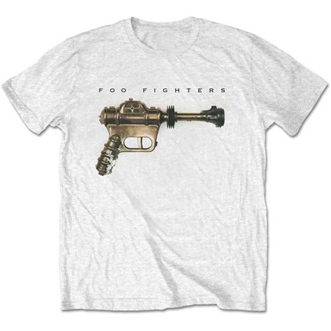 Foo Fighters Ray Gun White T Shirt