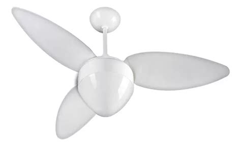 Ventilador de techo Ventisol Aires blanco con 3 aspas de plástico 1050