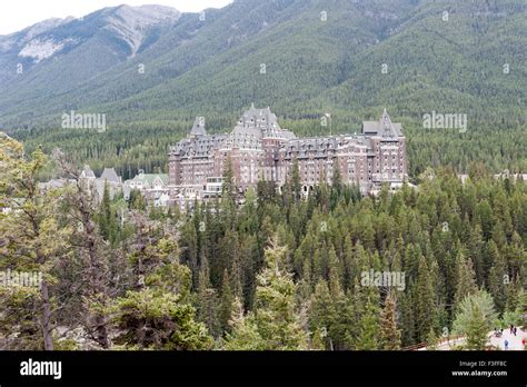 Banff Springs Hotel Stock Photo - Alamy