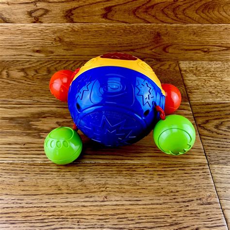 Fisher Price Touch And Crawl Friend Ball Toy Spinning Lights Sounds Music