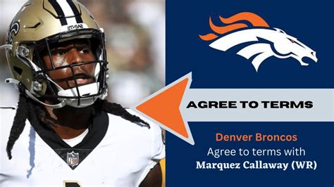 The Denver Broncos Make Big Move Who Is Marquez Callaway Youtube