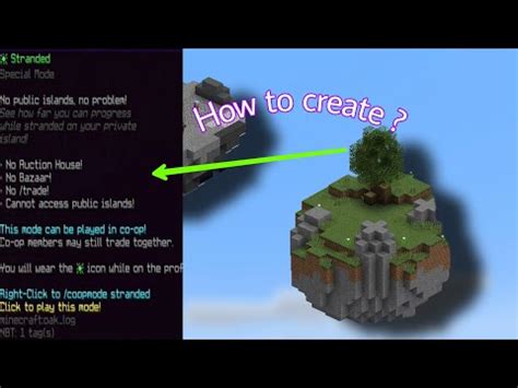 How To Start The New STRANDED MODE In Hypixel Skyblock YouTube