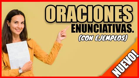 Oraciones Enunciativas Afirmativas Y Negativas Con Ejemplos