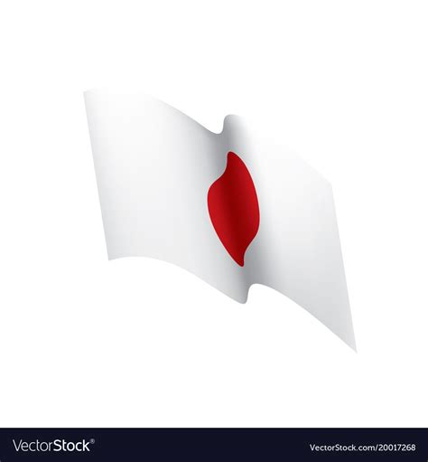 Japan flag Royalty Free Vector Image - VectorStock