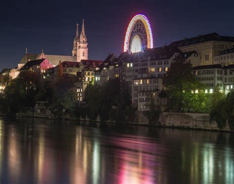 Free stock photo of basel, city, city lights
