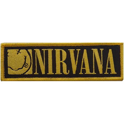 NIRVANA STANDARD WOVEN PATCH: LOGO & HAPPY FACE – Faders Music Inc.