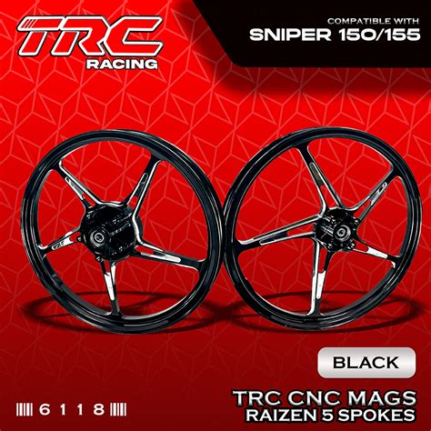 trc sniper  cnc mags raizen  spokes