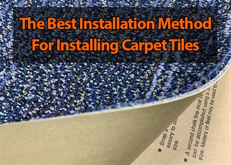 The Best Installation Method For Installing Carpet Tiles - Double Sided ...