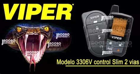 Alarma Viper 3306v Dos Vias Control Slim Sirena 2018 12msi Meses