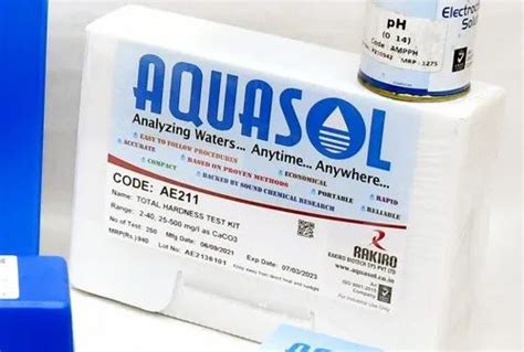 Aquasol Hardness Test Kit For Water Packaging Type Box At Rs 1600