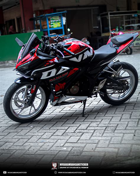 DECAL STICKER CBR 150R ALL NEW MERAH MOTIF BERCAK FULLBODY