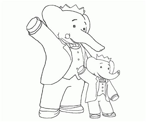 Babar Coloring Pages - Coloring Home