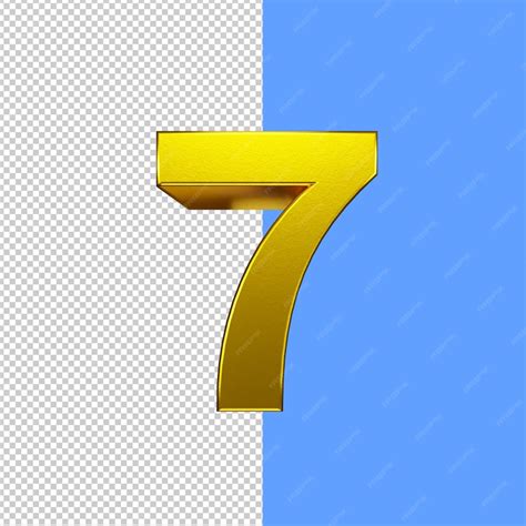 Premium PSD | Gold 3d render number 7 
