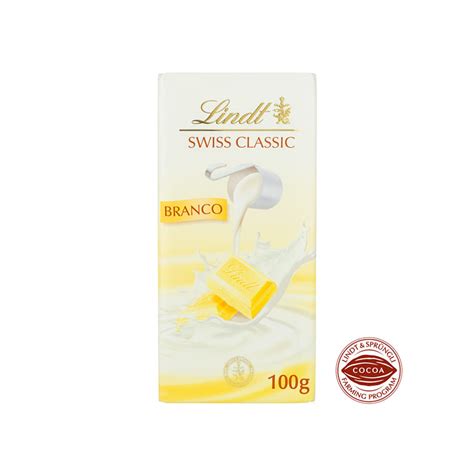 Chocolate Lindt Classic White 100g Covabra