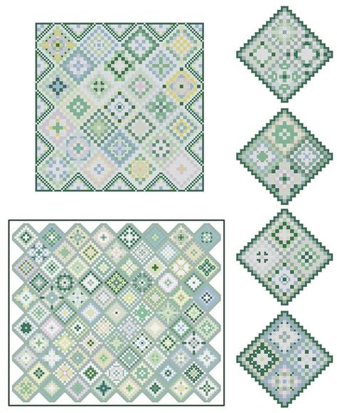 Snowdrop Granny S Flower Garden January Chart Carolyn Manning Designs