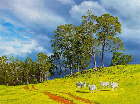 Recent Australian Landscape Oil Paintings – Michael Hodgkins