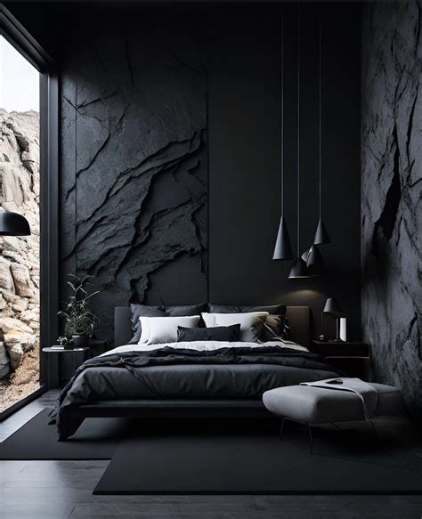 33+ Black Bedroom Ideas For Timeless Sophistication in 2024 | Houszed