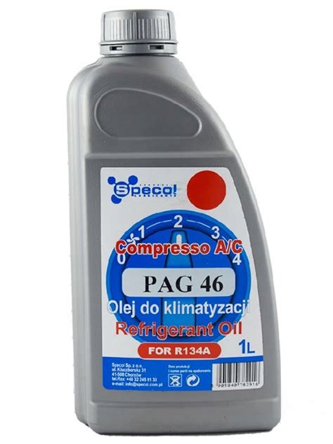 OLEJ DO KLIMATYZACJI R134A PAG 46 Z UV 1L 12106085283 Oficjalne