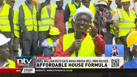 Ruto Launches Affordable Housing Project In Nyandarua Hustlers Will