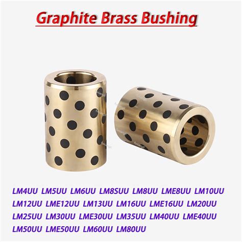 Jdb Oilless Graphite Self Lubricating Brass Bearing Bushing Sleeve