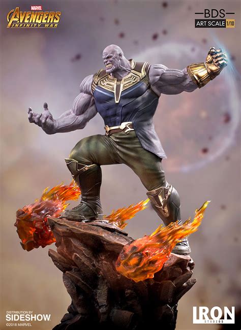 Iron Studios Avengers Infinity War Thanos & Cull Obsidian Statues ...