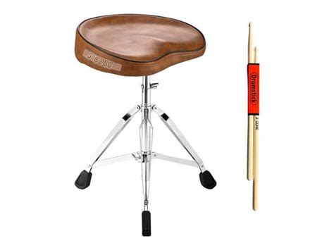 5 Core Drum Throne Thick Padded Comfortable Guitar Stool With