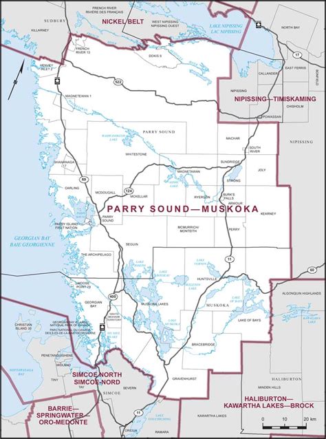 Parry Soundmuskoka Maps Corner Elections Canada Online