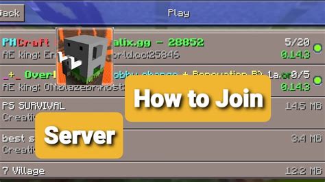 How To Join Multiplayer Server Craftsman Best Server YouTube