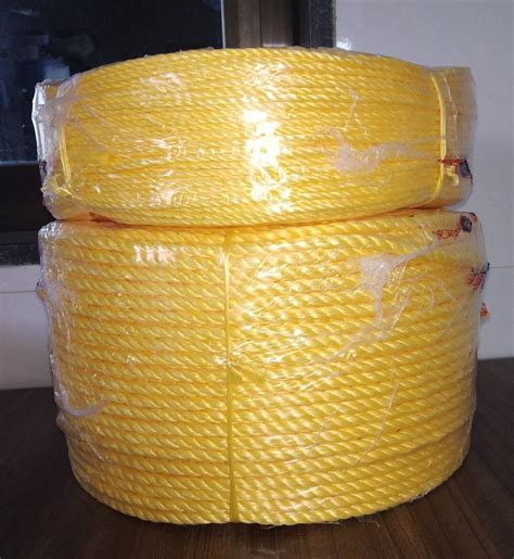 Yellow Virgin Pp Danline Ropes At Rs Kg In Mahuva Id