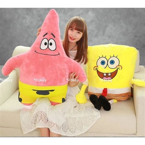 Jual Boneka SpongeBob Dan Patrick Star Jumbo 60 CM Original Nickelodeon