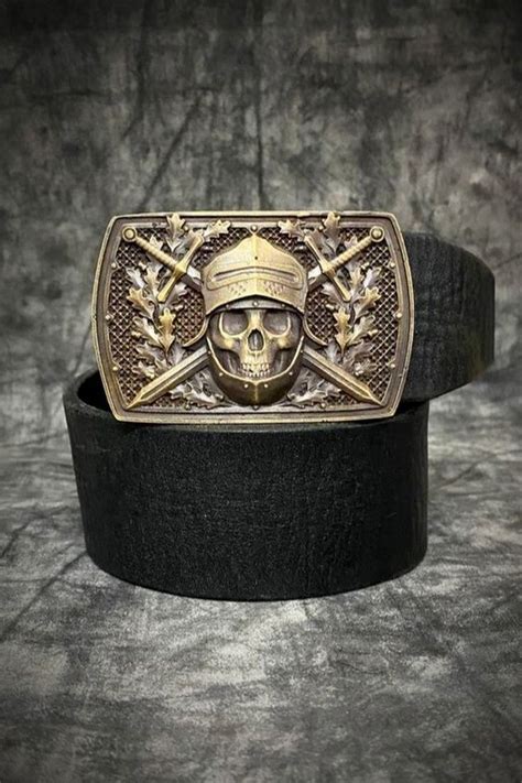 Кожаный ремень с бляхой Mens leather belt with buckle в 2024 г | Пряжка ...