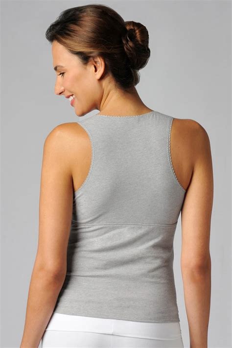 Naked Essential Cotton Stretch Criss Cross Cami W