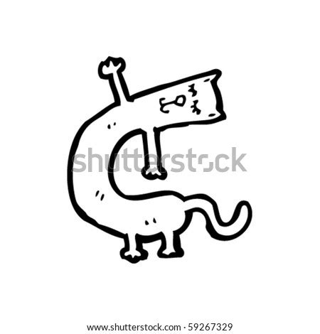 Stretching Cat Cartoon Stock Vector Illustration 59267329 : Shutterstock